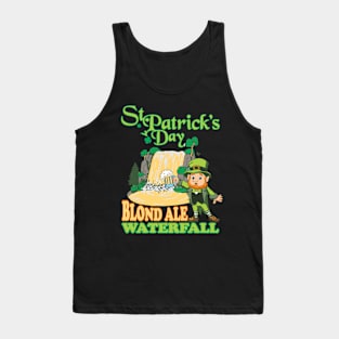 St Patricks Day Blond Ale Waterfall Tank Top